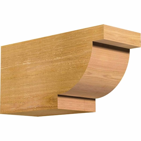 Ekena Millwork Alpine Rough Sawn Rafter Tail, Western Red Cedar, 6"W x 8"H x 16"L RFT06X08X16ALP00RWR